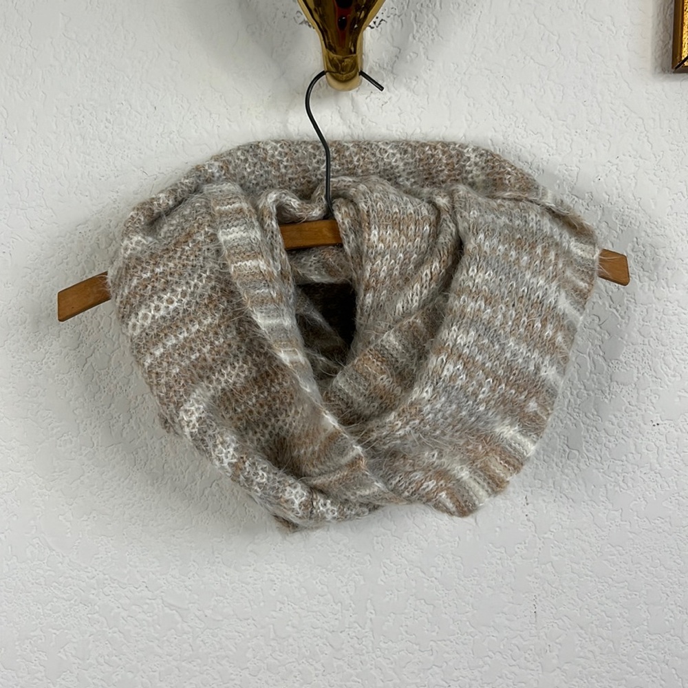 BCBG Infinity Scarf Knit Fuzzy